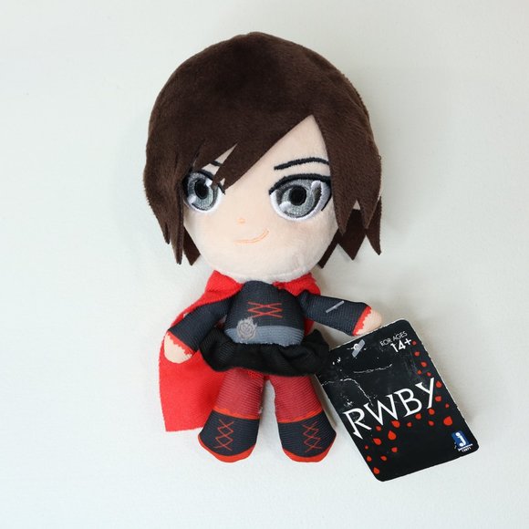 RWBY Ruby Rose Plush Figure Collectible Toy Rooster Teeth 2016 w/Tags - Picture 12 of 12